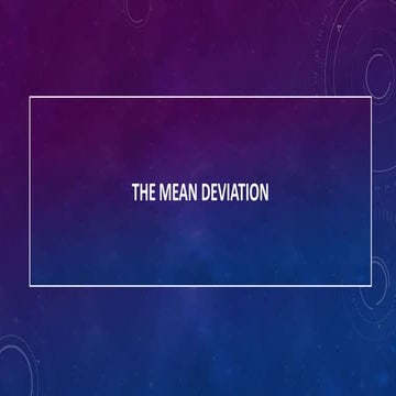 The Mean Deviation.pptx