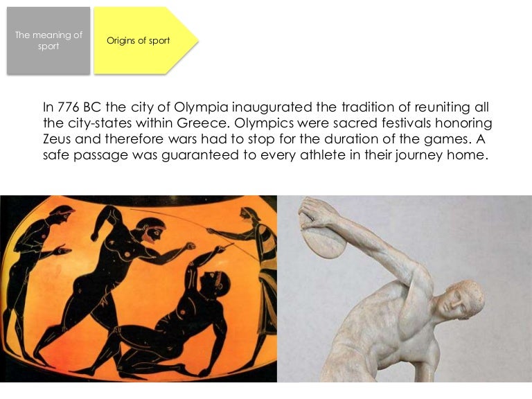 The meaning of sport 2014