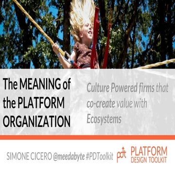 The Meaning of the Platform Organization
