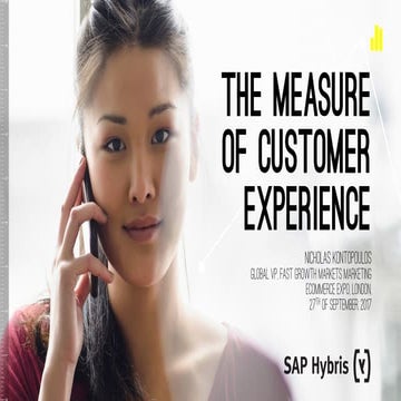 The Measure of Customer Experience
