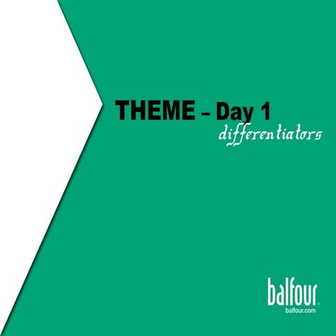 Theme day1 differentiators