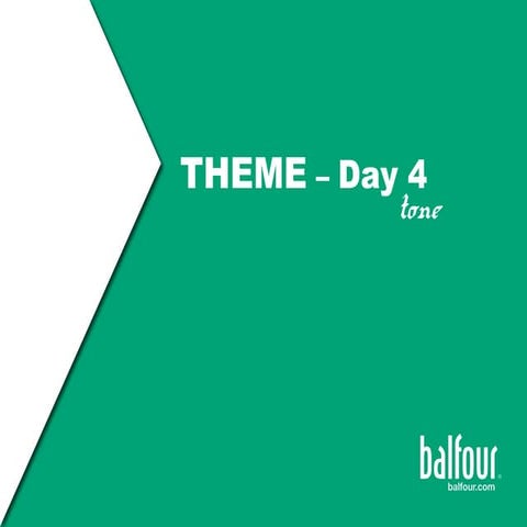 Theme day4 tone