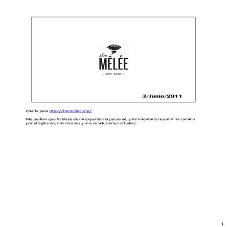 Desarrollo ágil de software