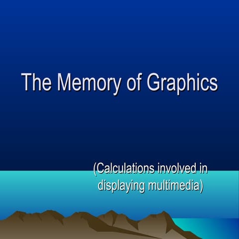 The memory of graphics