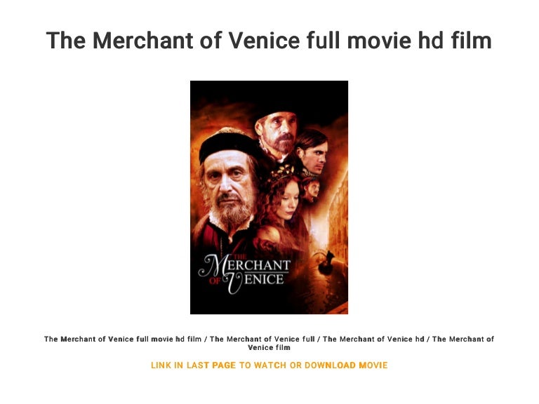 The Merchant of Venice full movie hd film