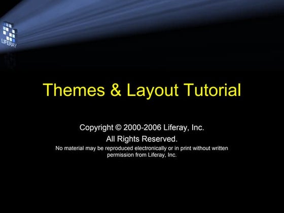Themes and layouts
