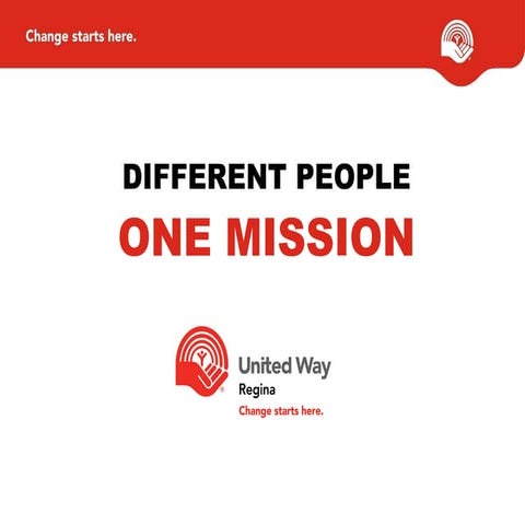 Different People One Mission Ppt
