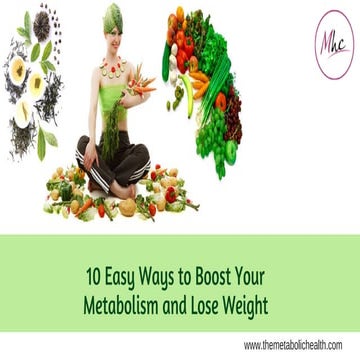 10 Easy Ways to Boost Your Metabolism and Lose Weight