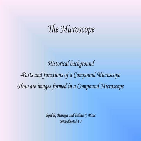 The microscope