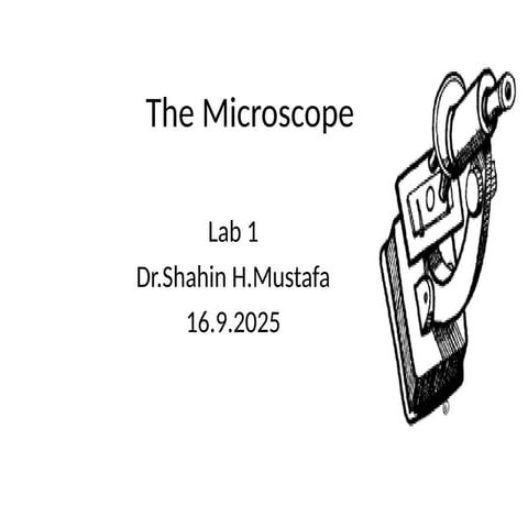 The Microscope and all information about it