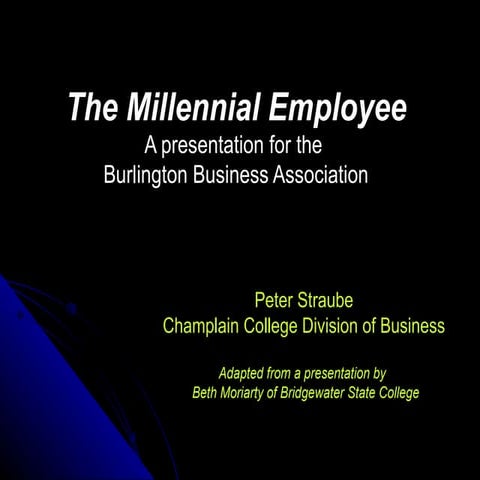 The Millenial Employee