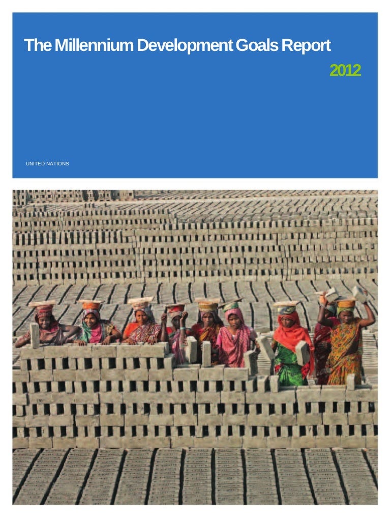 The Millennium Development goals an analysis report