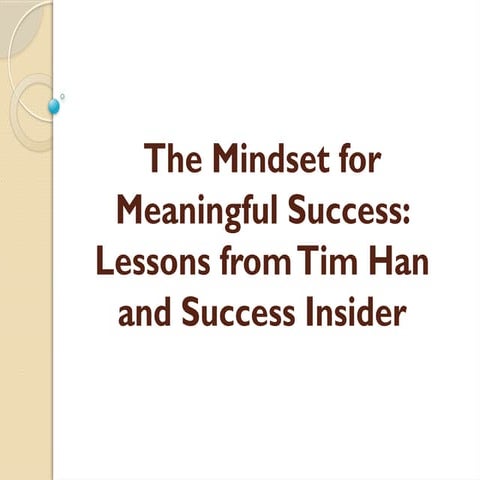 Building a Strong Foundation for Success: Insights from Tim Han and ...