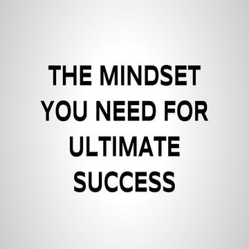 The Mindset You Need for Ultimate Success in Network Marketing and Running a ...