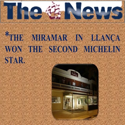 Presentation Michelin stars*