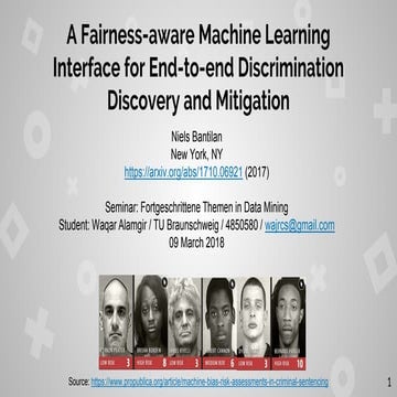 A Fairness-aware Machine Learning Interface for End-to-end Discrimination Dis...
