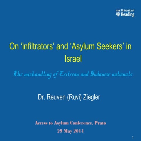 The mishandling of asylum seekers in israel