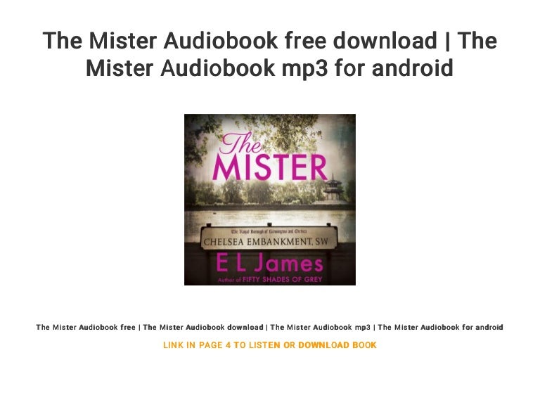 the mister novel the mister novel