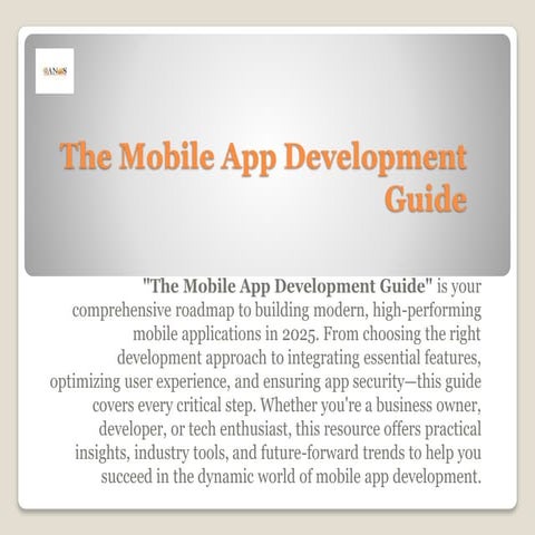 Future Ready Mobile App Development 2025