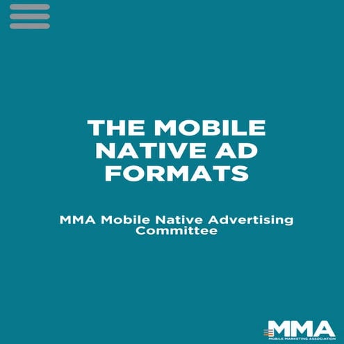 The mobile native formats