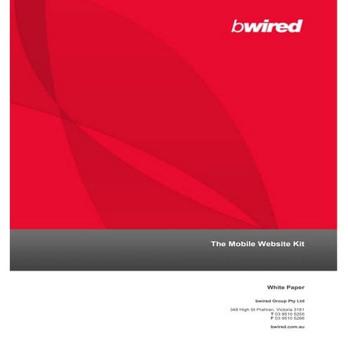 The mobile website kit.templated