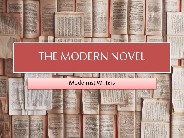 The modern novel (1)