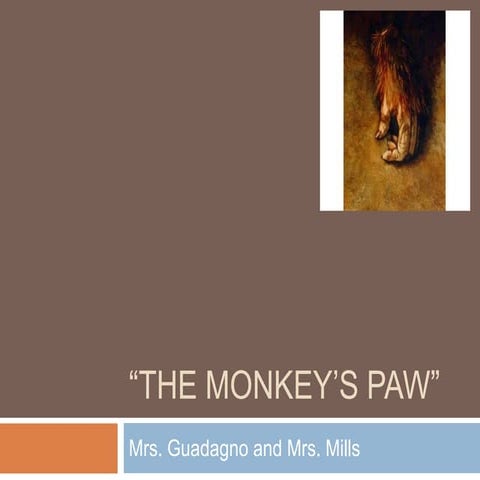 Anticipation Guide-The Monkey's Paw