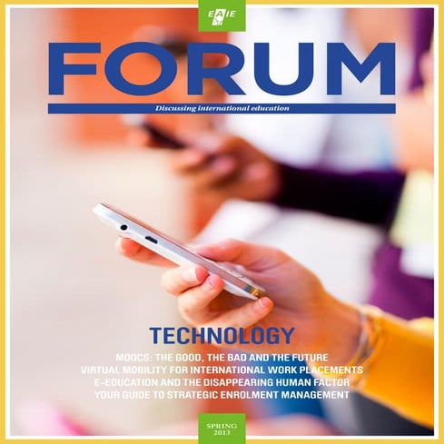 The mood for MOOCs | 2013 spring EAIE Forum member magazine