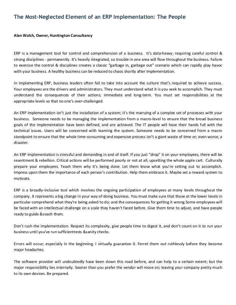 The impact of enterprise resource planning systems on small and medium enterprises image