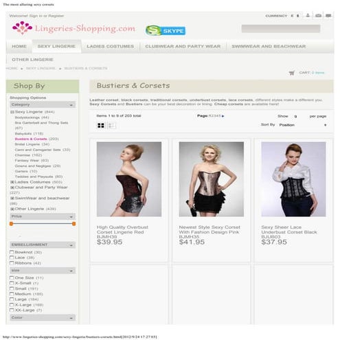 The most alluring sexy corsets