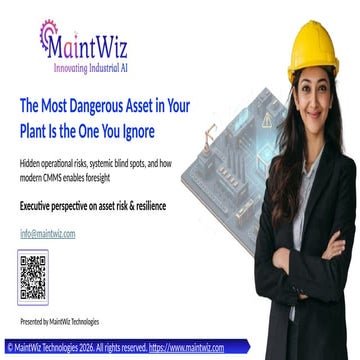 The Most Dangerous Asset in Your Plant Is the One You Ignore | CXO ...