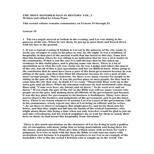 Sodom and Gomorrah | PDF