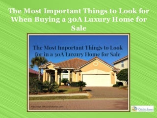 what to look for when buying a house