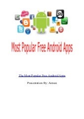 Most Popular Free Android Apps