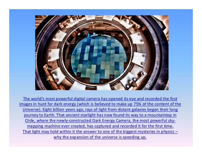 The most powerful digital camera in the world