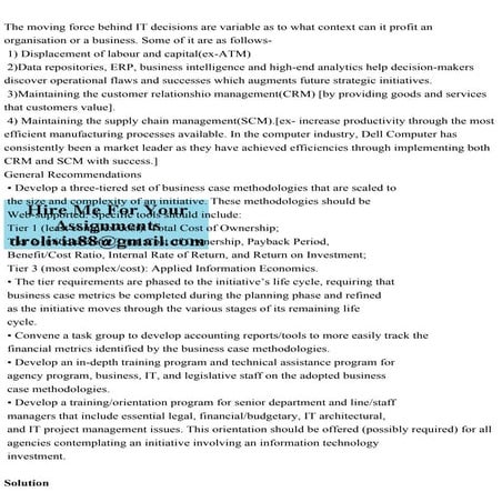 The moving force behind IT decisions are variable as to what context.pdf