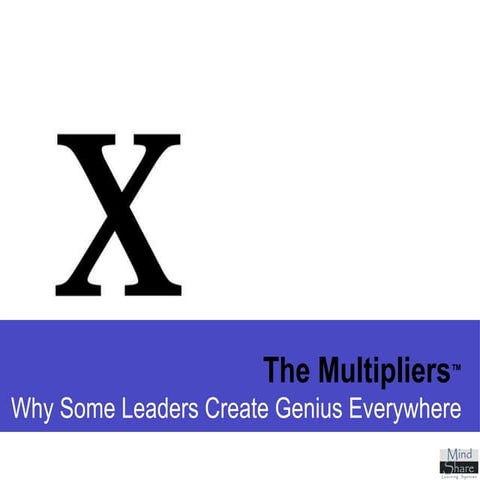 The Multipliers Seminar