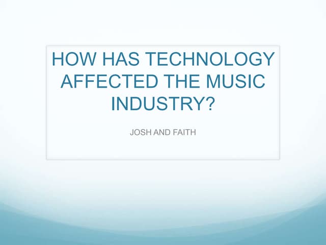 The Music Industry