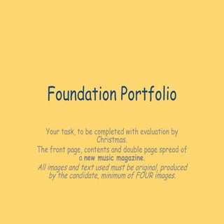 The music press intro to a level