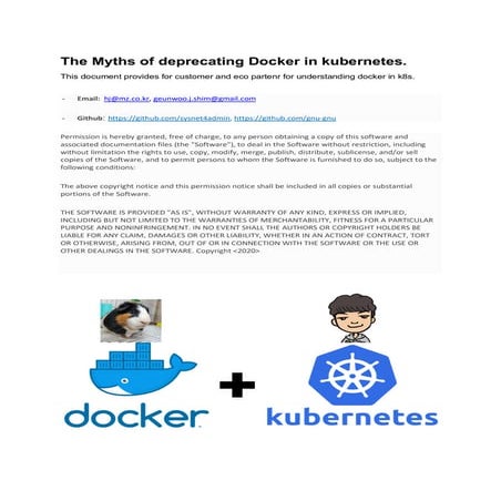 The myths of deprecating docker in kubernetes