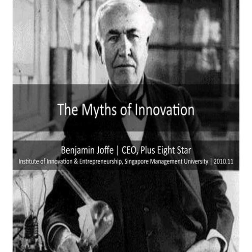 The myths of innovation ceo,plus eight star