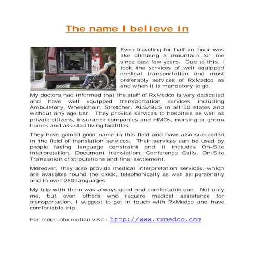 The name i believe in