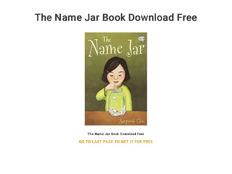 The Name Jar Book Download Free