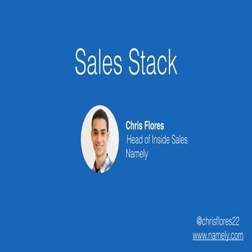The Namely Sales Stack