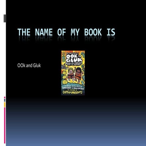 The name of my book is brayden m | PPTX