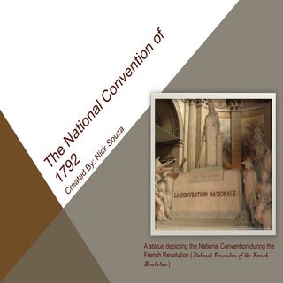 The national convention of 1792