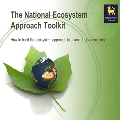 The national ecosystem approach toolkit7jan