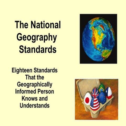 Thenationalgeographystandards