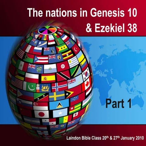 Genesis 10 - Table of Nations | PDF