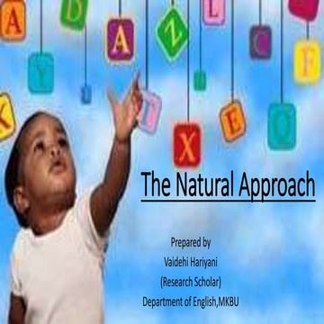 The Natural Approach